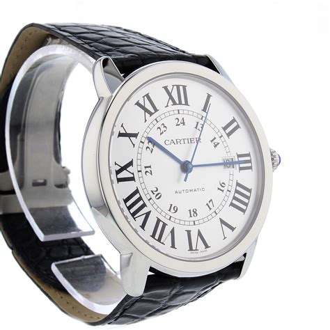 cartier ronde solo w6701010|Cartier Ronde Solo Silver Dial Automatic Men's Watch W6701010.